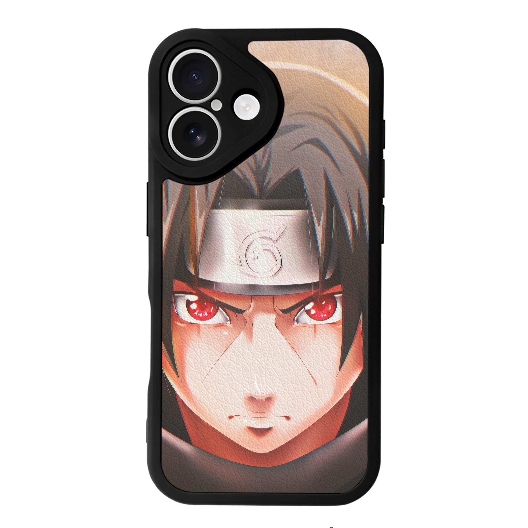 （画像用） NARUTO -ナルト- NARUTO -ナルト- 疾風伝 【iPhone 16シリーズ対応】シリコンスマホケース（レザー調） 材質：シリコン